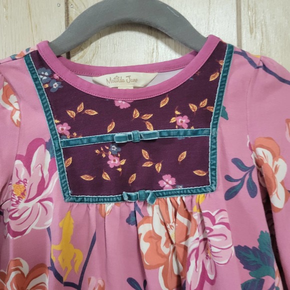 Matilda Jane Candy Corn LongSleeve Girls Dress - Picture 3 of 5